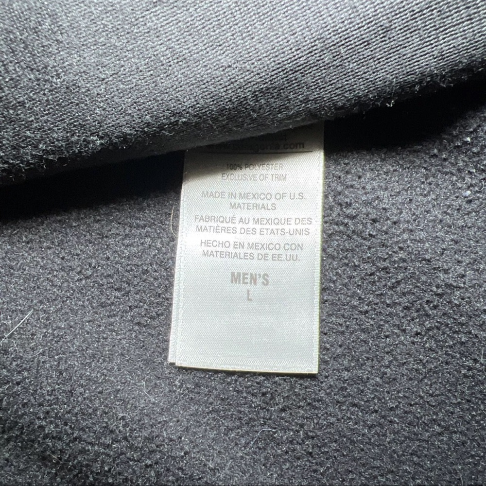 Patagonia Black Fleece Vest with Gray Trim - Picture 7 of 9